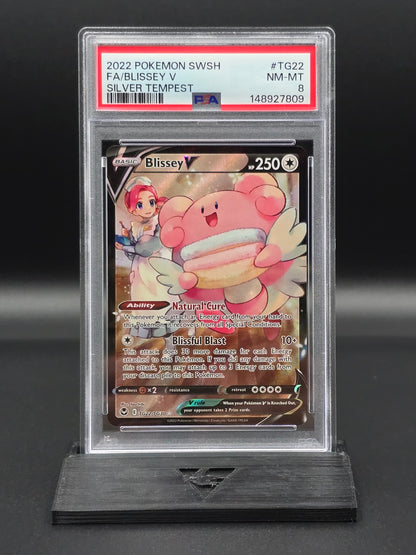 Blissey V #TG22 Silver Tempest PSA 8 / 🇬🇧