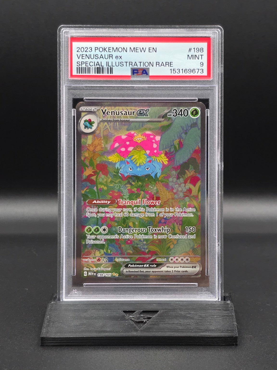Venusaur ex #198 Scarlet & Violet 151 PSA 9 / 🇬🇧