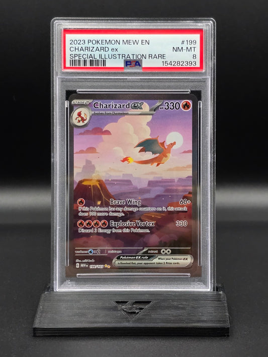 Charizard ex #199 Scarlet & Violet 151 PSA 8 / 🇬🇧