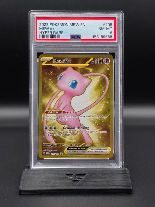 Mew ex #205 Scarlet & Violet 151 PSA 8 / 🇬🇧