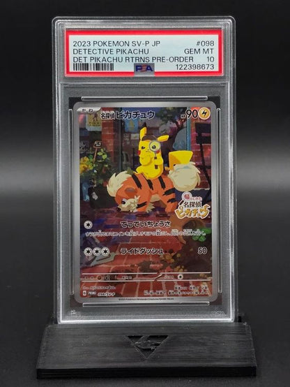 Detective Pikachu #98 SV-P Promo PSA 10 / 🇯🇵