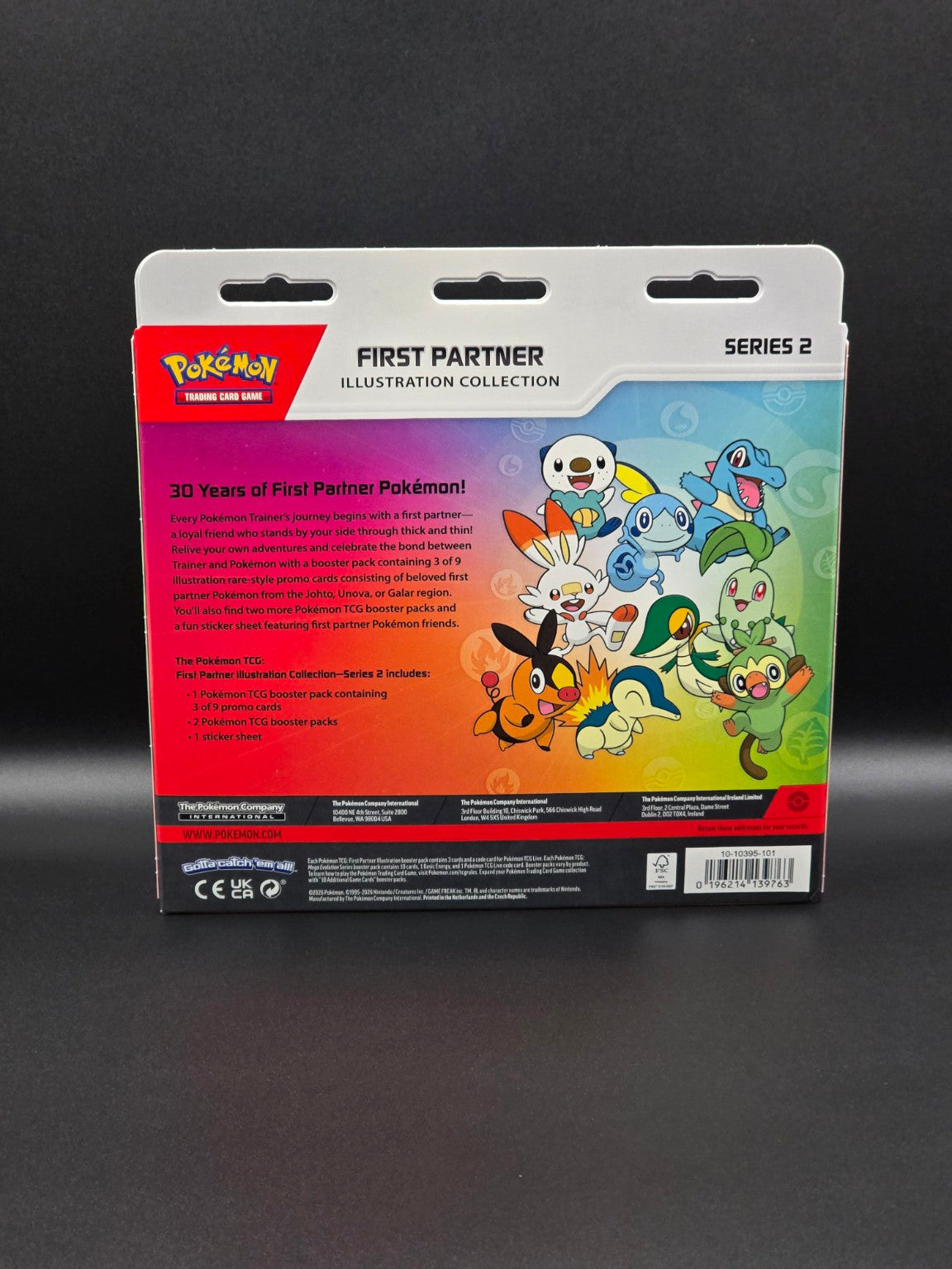 Pokémon First Partner Illustration Collection Series 2 – face arrière