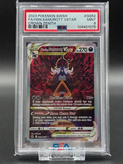 Hisuian Samurott VStar #GG52 Crown Zenith PSA 9 / 🇬🇧