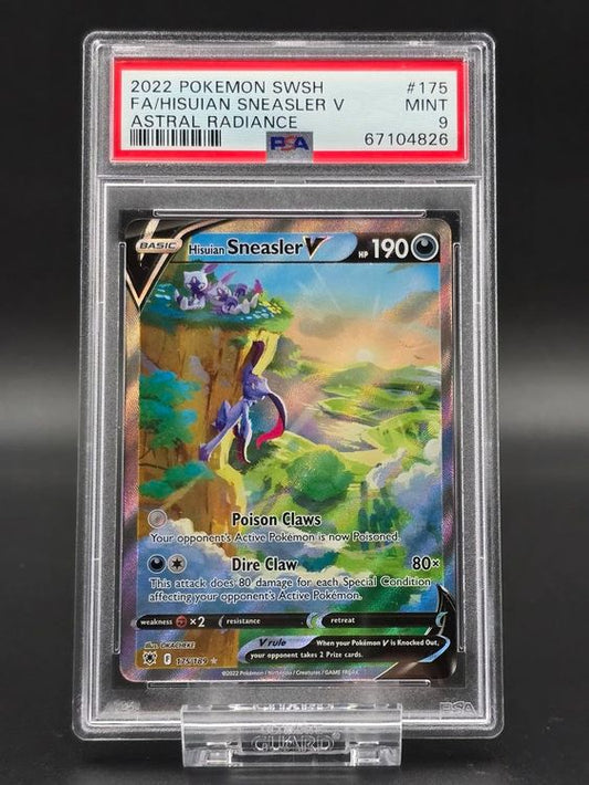Hisuian Sneasler V #175 Astral Radiance PSA 9 / 🇬🇧
