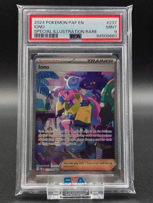 Iono #237 Paldean Fates PAF PSA 9 / 🇬🇧