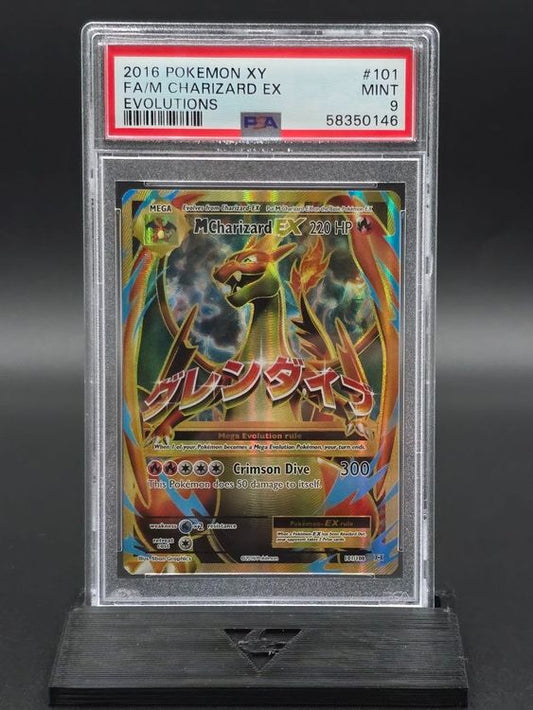 M Charizard EX #101 XY Evolutions PSA 9 / 🇬🇧