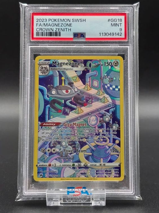 Magnezone #GG18 Crown Zenith PSA 9 / 🇬🇧