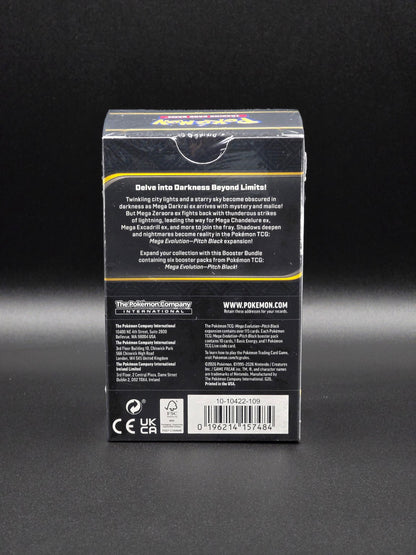 Bundle Pokémon Mega Evolution Pitch Black – face arrière