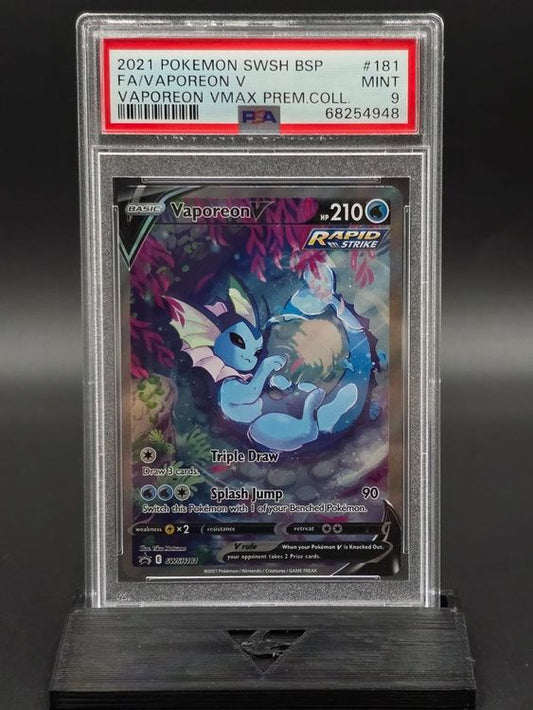 Vaporeon V #SWSH181 Promo PSA 9 / 🇬🇧