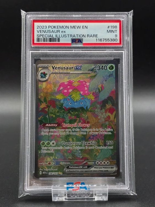 Venusaur ex #198 Scarlet & Violet 151 MEW PSA 9 / 🇬🇧