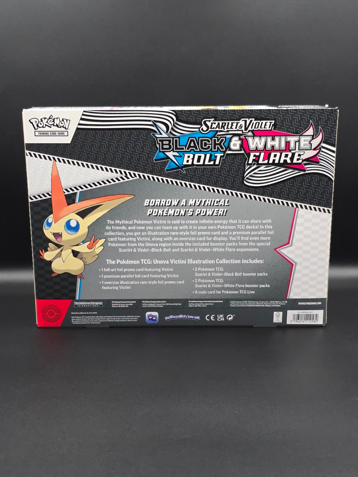 Pokémon Victini Illustration Collection – face arrière